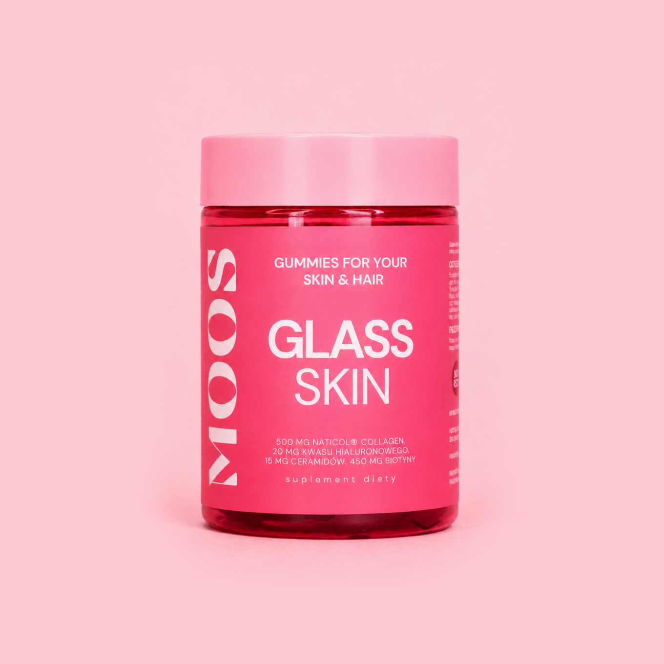 MOOS Glass Skin – żelki z kolagenem i ceramidami