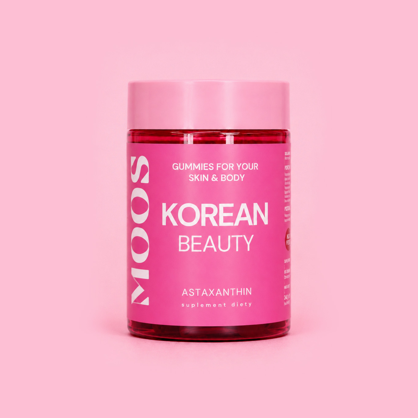 MOOS Korean Beauty – żelki z astaksantyną